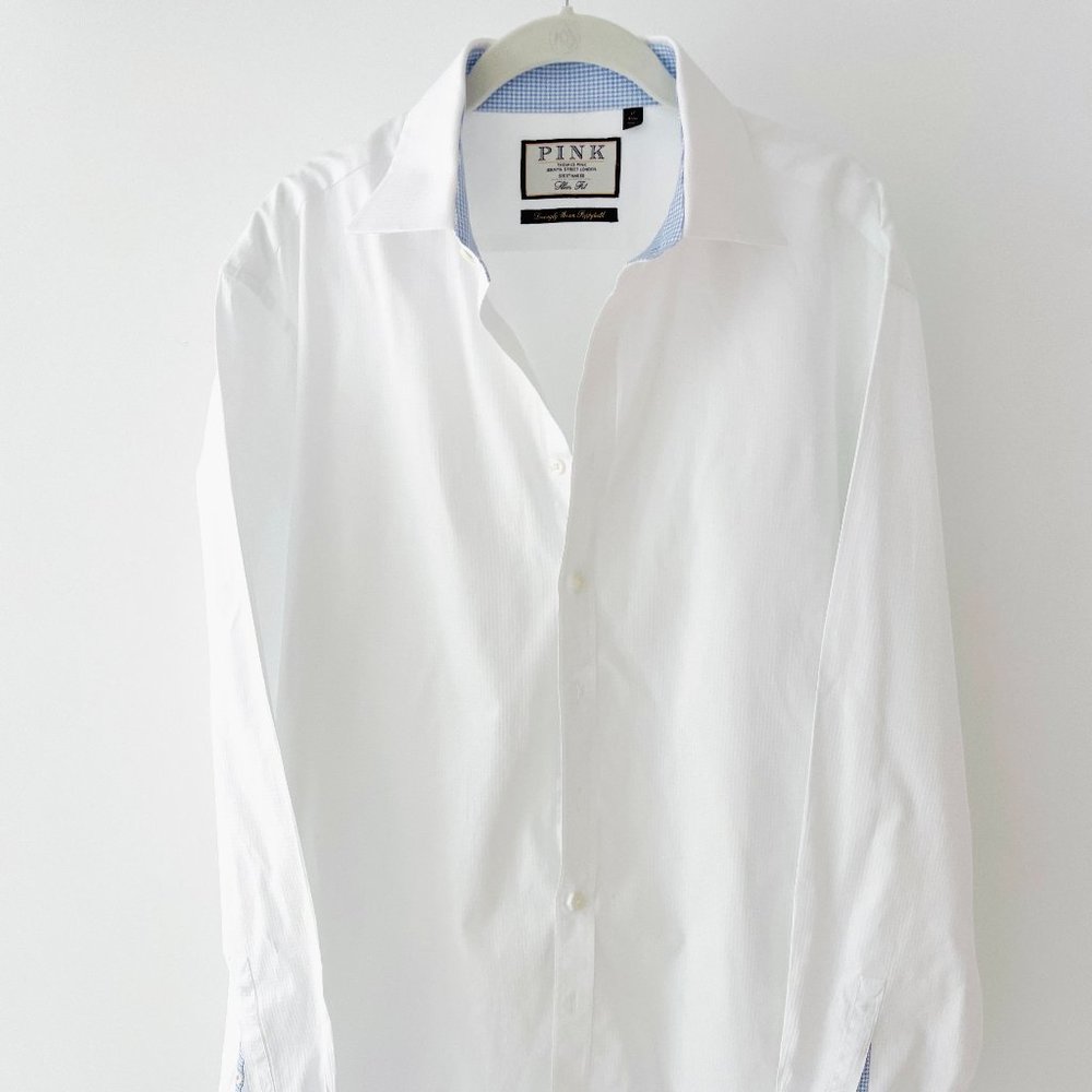 Thomas Pink slim fit dress shirt